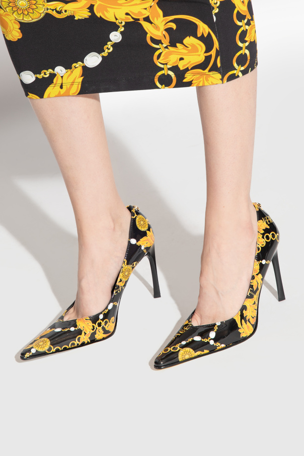 Versace Jeans Couture Printed pumps