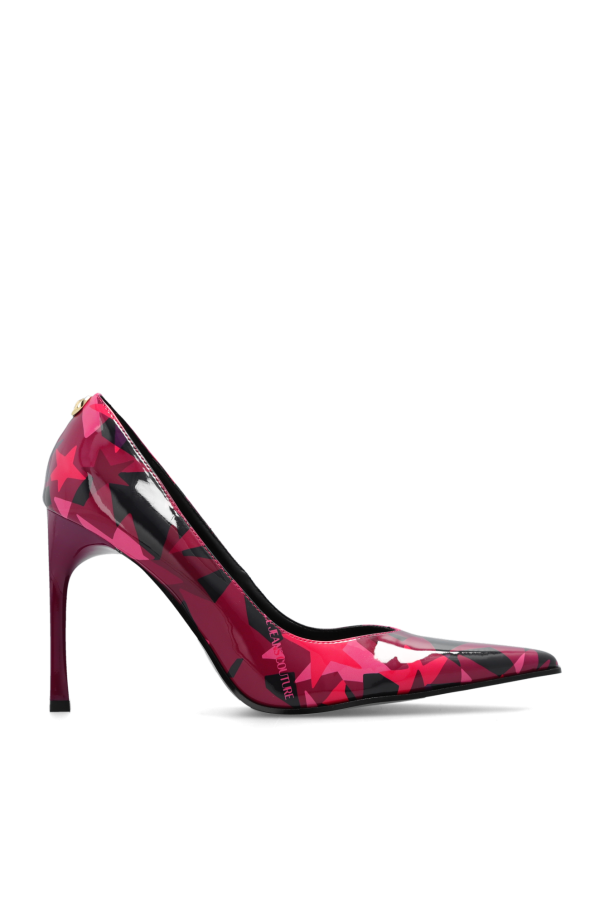 Branded stiletto pumps od Versace Jeans Couture