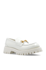Gucci WHITE Leather loafers