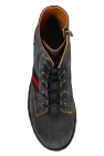 Gucci GREY Denim ankle boots
