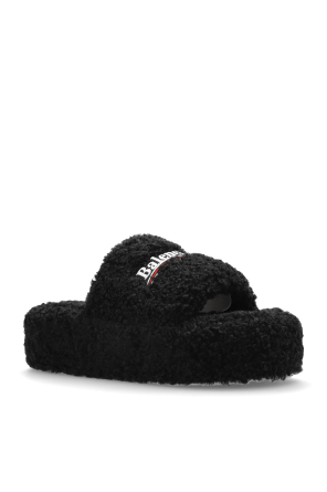 Balenciaga Slides with logo