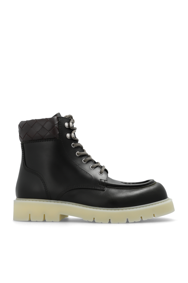 Leather ankle boots od Bottega Veneta