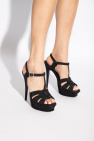 Saint Laurent BLACK ‘Tribute’ platform sandals