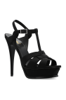 Saint Laurent BLACK ‘Tribute’ platform sandals