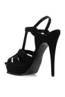 Saint Laurent BLACK ‘Tribute’ platform sandals