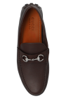 Gucci BROWN Leather moccasins