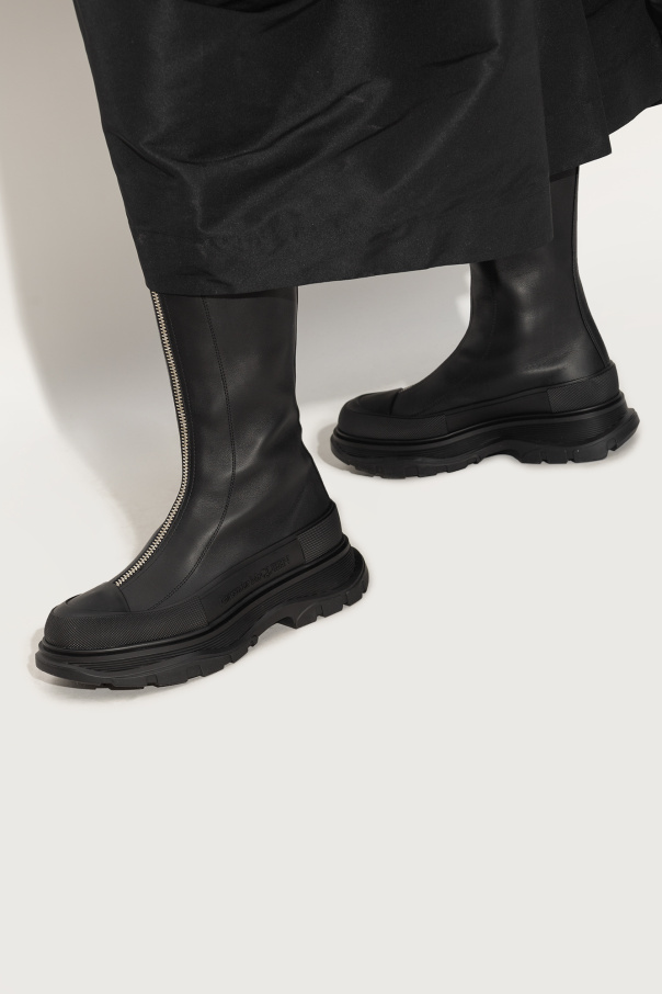 Alexander McQueen ‘Tread Slick’ knee-high boots