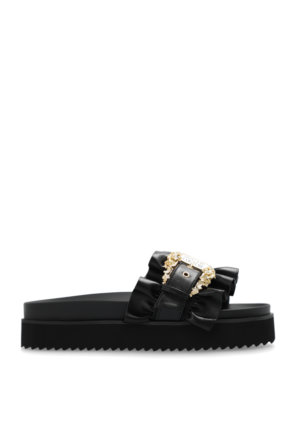 Versace Jeans Couture Platform Slippers