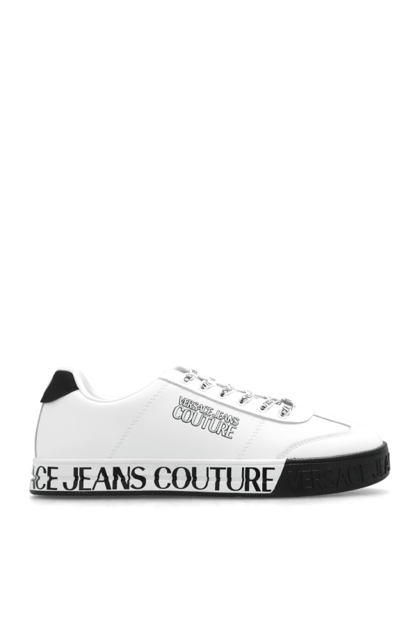 Sneakers with logo od Versace Boyfriend jeans Couture