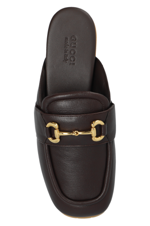Gucci Shoulder Leather slides