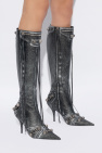 Balenciaga GREY ‘Cagole’ heeled boots