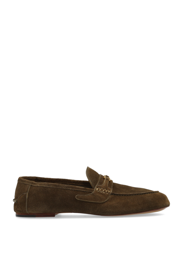 Suede loafers od Gucci