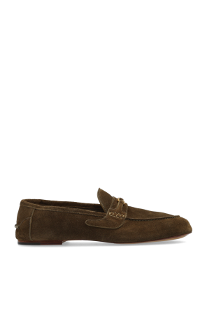 Suede loafers