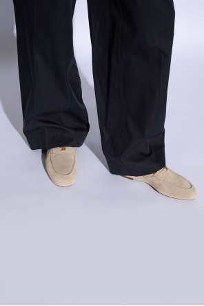 Zamszowe buty typu ‘loafers’ od Gucci