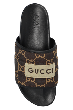 Gucci Klapki z monogramem