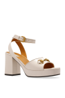 Gucci cream Leather heeled sandals