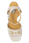 Gucci cream Leather heeled sandals