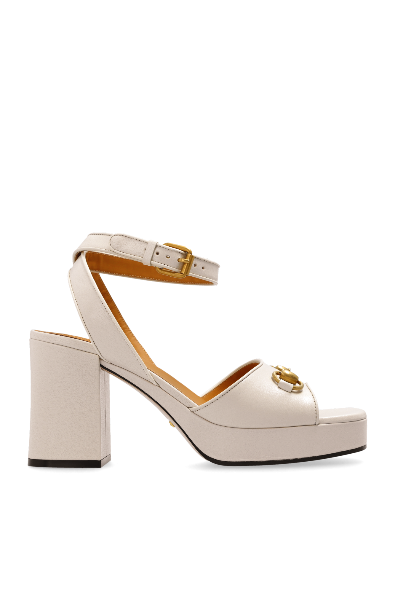 Gucci Leather heeled sandals