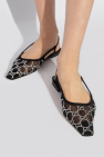 Gucci BLACK Monogrammed ballet flats