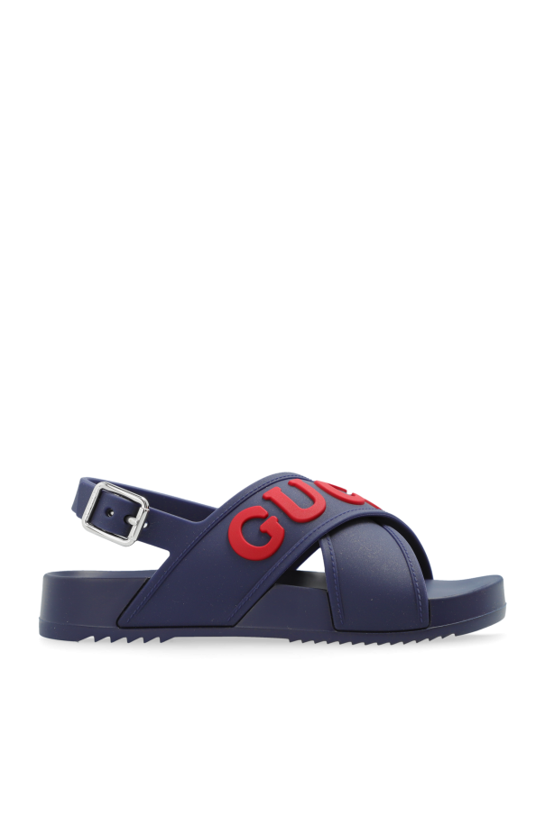 Rubber sandals od gucci LOGO Kids