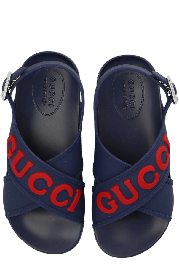 Gucci Kids Gumowe sandały