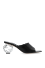 Gucci BLACK Leather mules