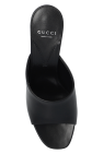 Gucci BLACK Leather mules