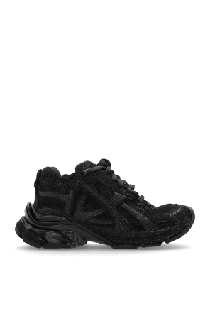 'Runner' sports shoes with sparkling crystals