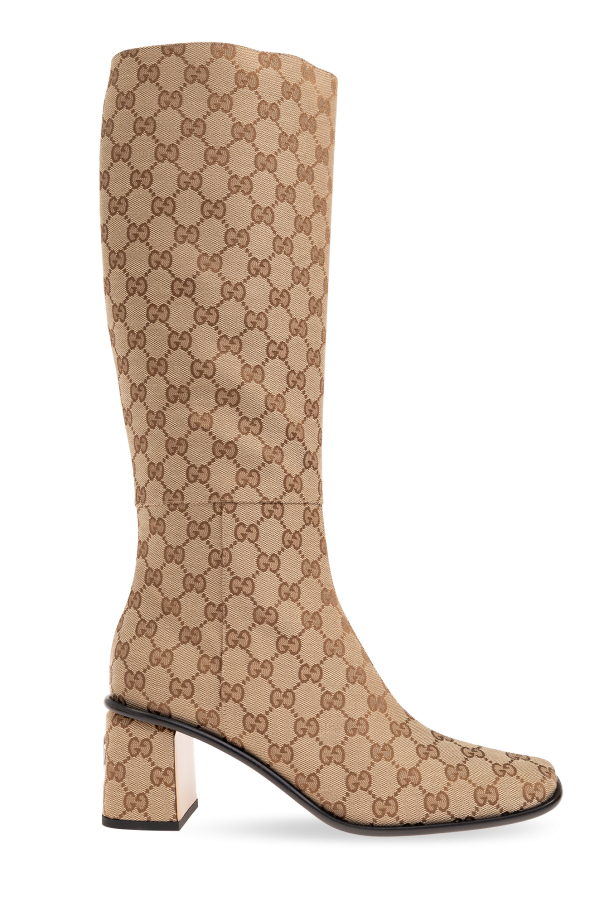 Heeled boots with logo od Gucci
