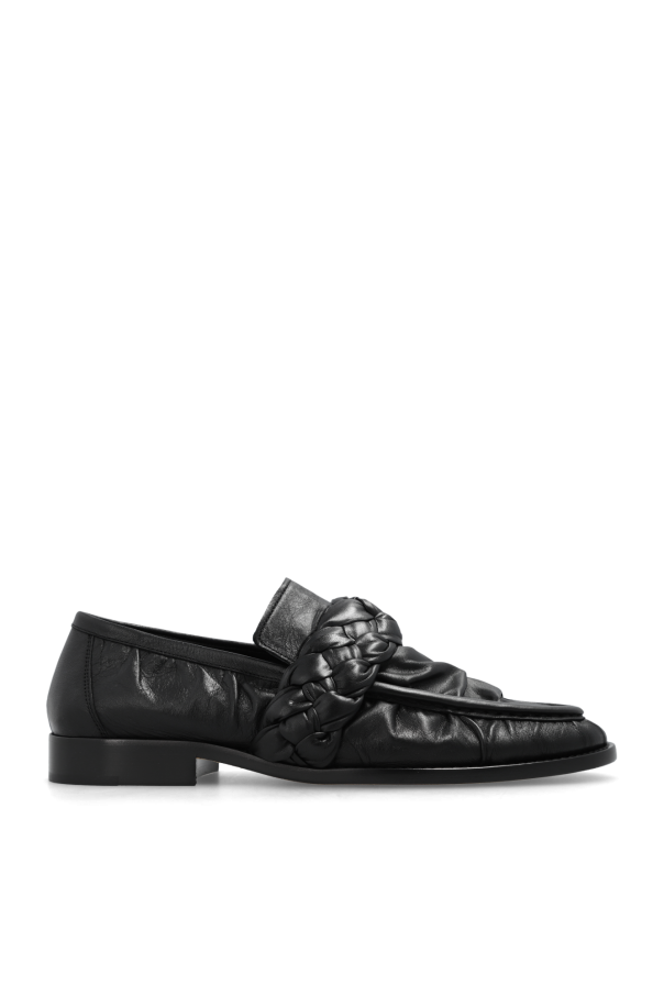 ‘Astaire’ leather shoes od Bottega purse Veneta