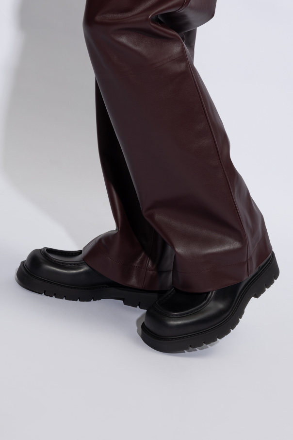 Bottega Veneta ‘Haddock’ leather Medalist shoes