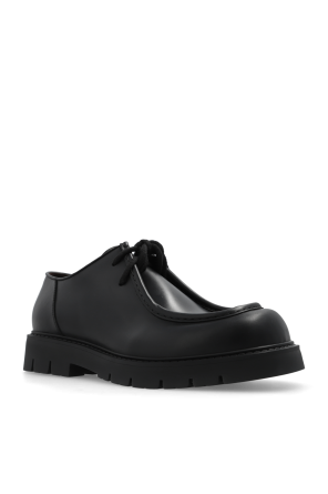 Bottega Veneta ‘Haddock’ leather Silver shoes