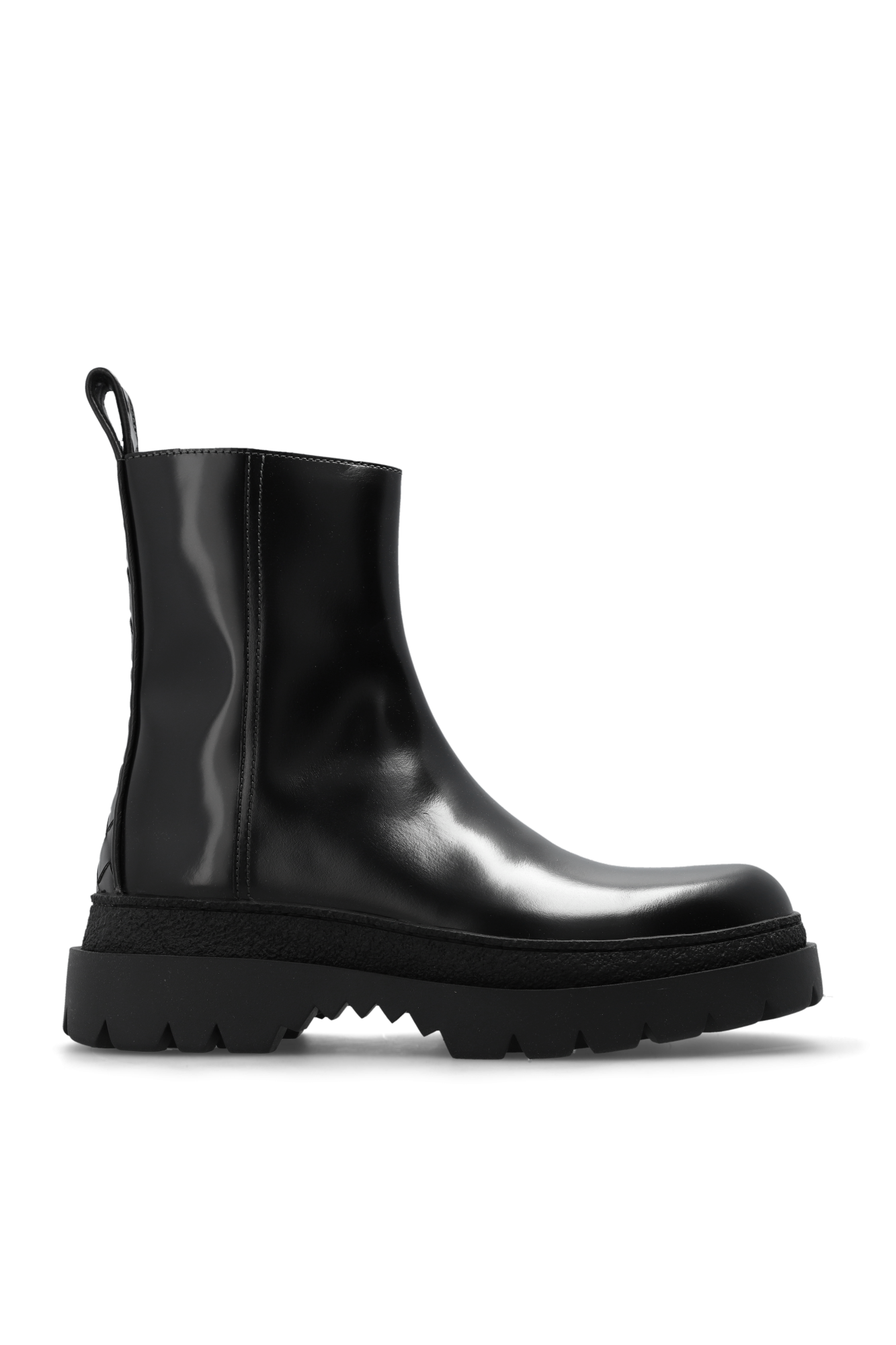 bottega leather Veneta Leather ankle boots