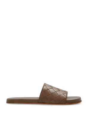 Leather slides
