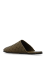 Bottega Veneta GREEN ‘Sunday’ leather slides