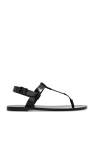Saint Laurent BLACK ‘Cassandre’ sandals