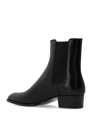 Saint Laurent ‘Wyatt’ heeled Chelsea boots