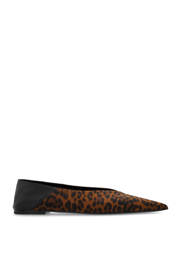 Shoes with leopard print od Saint Laurent
