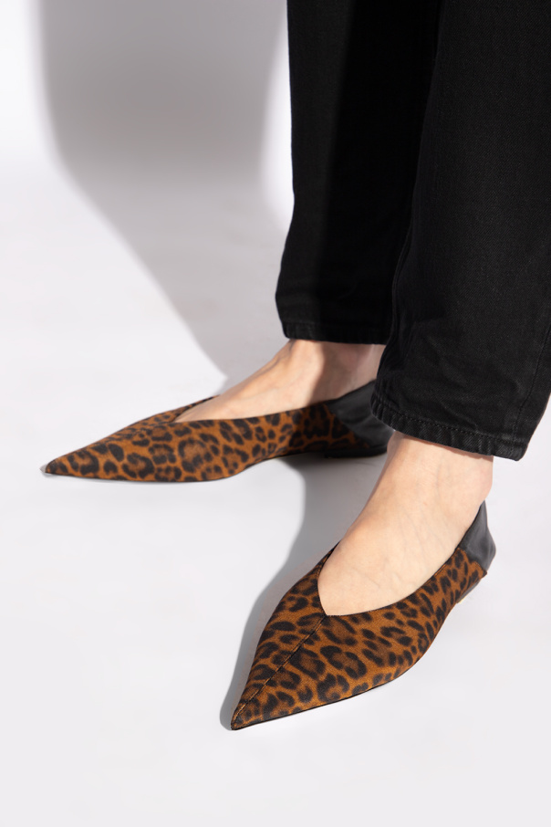 Saint Laurent shoes tone with leopard print
