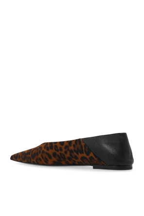 Saint Laurent shoes tone with leopard print