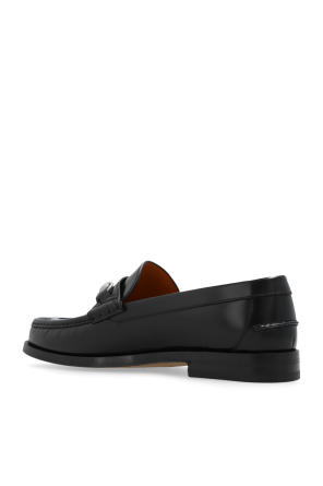 gucci nera Leather loafers