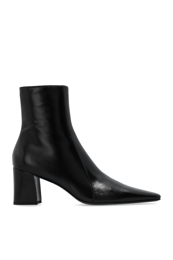 Leather und boots od Saint Laurent