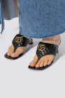 Gucci BLACK Heeled thong sandals