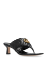 Gucci BLACK Heeled thong sandals