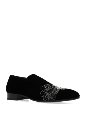 Alexander McQueen Velvet Moncler shoes