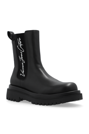 Versace Jeans Couture Ankle boots with logo