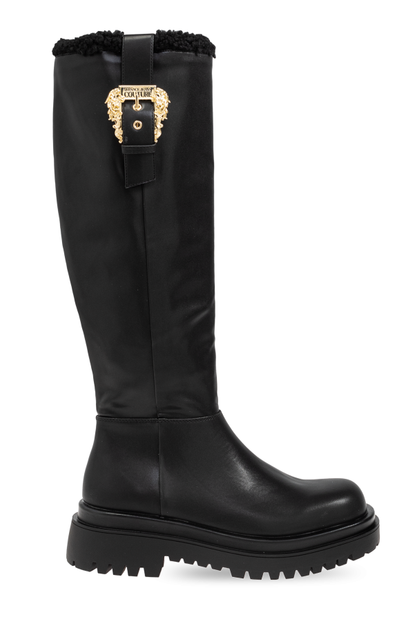 Versace Jeans Couture Boots with faux fur