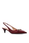 Gucci BURGUNDY Leather high-heeled shoes