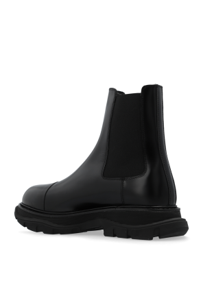 Alexander McQueen Leather platform ankle boots