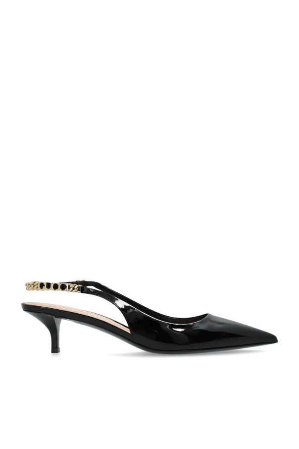 Gucci High-heeled print shoes